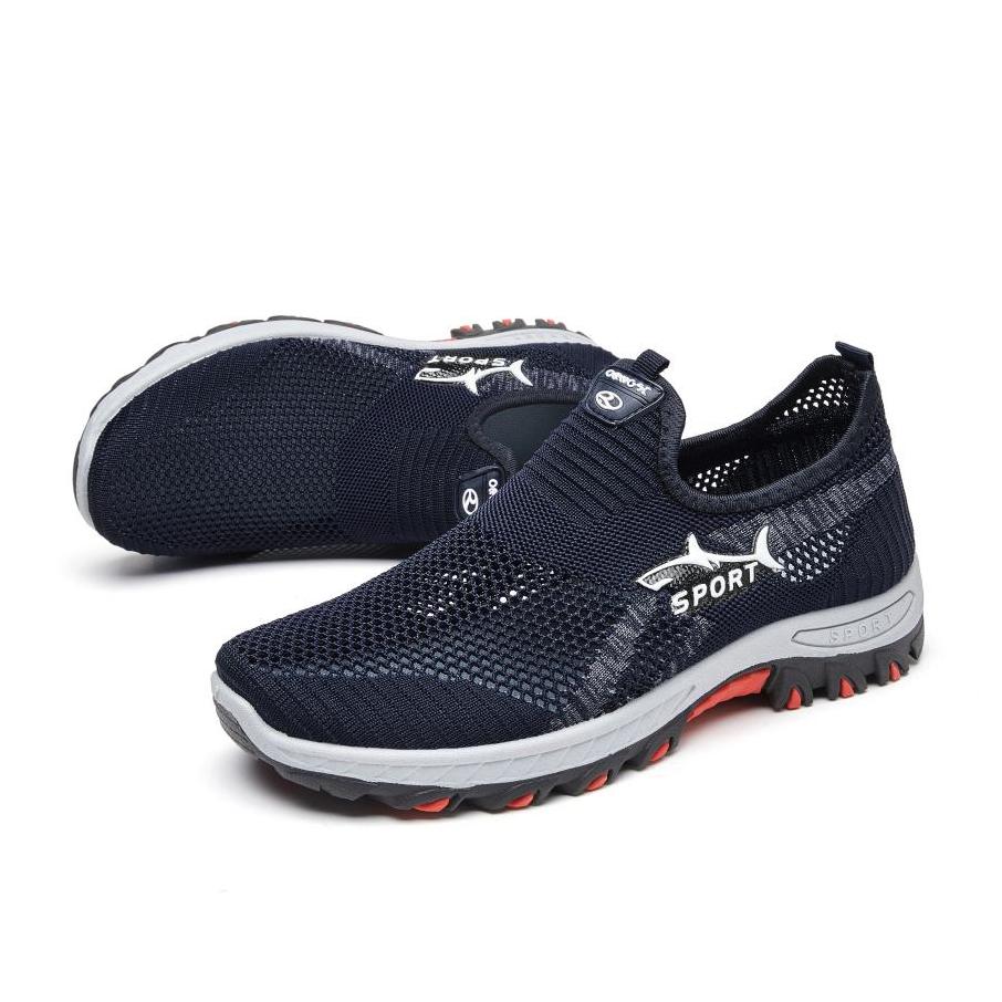 Men’s New Breathable Orthopedic Walking Shoes– Soft Inner Lining, Flexible Fit & Slip-Resistant Sole