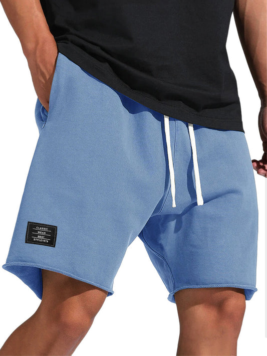 Men's Sports Casual Pocket Shorts Logo Shorts