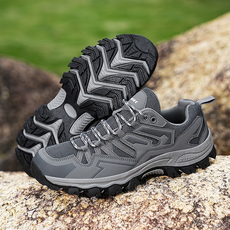 🔥Hot Sale - Men's Mountaineering Training Lightweight Breathable Anti-Arch Support Corrective Sneakers