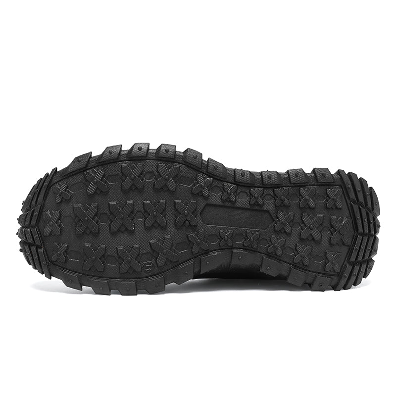 HOT SALE!Men's Work Hiking Shoes, Waterproof Safety Outdoor Boots with Wide Toe, Arch Support, Shock-Absorbing Sole, Puncture & Smash Resistant
