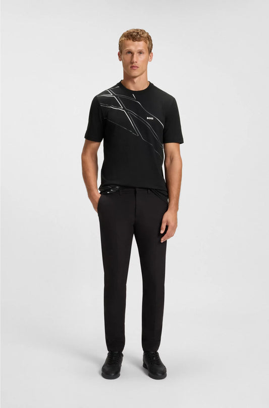 ACTIVE T-SHIRT IN MOISTURE-WICKING STRETCH PIQUE