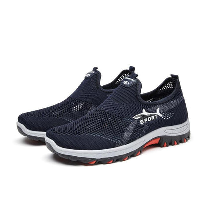 Men’s New Breathable Orthopedic Walking Shoes– Soft Inner Lining, Flexible Fit & Slip-Resistant Sole