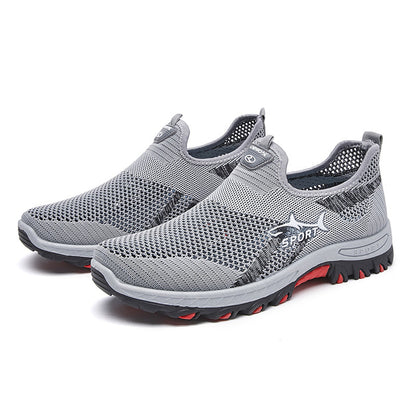 Men’s New Breathable Orthopedic Walking Shoes– Soft Inner Lining, Flexible Fit & Slip-Resistant Sole