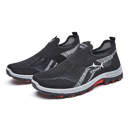Men’s New Breathable Orthopedic Walking Shoes– Soft Inner Lining, Flexible Fit & Slip-Resistant Sole
