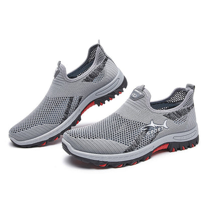 Men’s New Breathable Orthopedic Walking Shoes– Soft Inner Lining, Flexible Fit & Slip-Resistant Sole