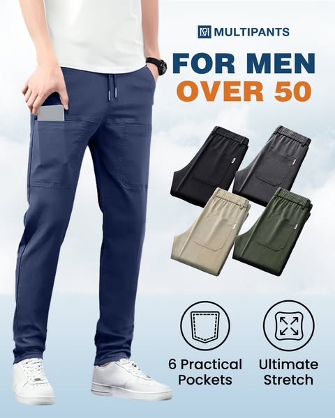 💥MultiPants – High Stretch Multi-pocket Durable Cargo Pants