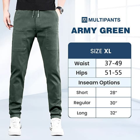 MultiPants - High Stretch Multi-pocket Durable Cargo Pants