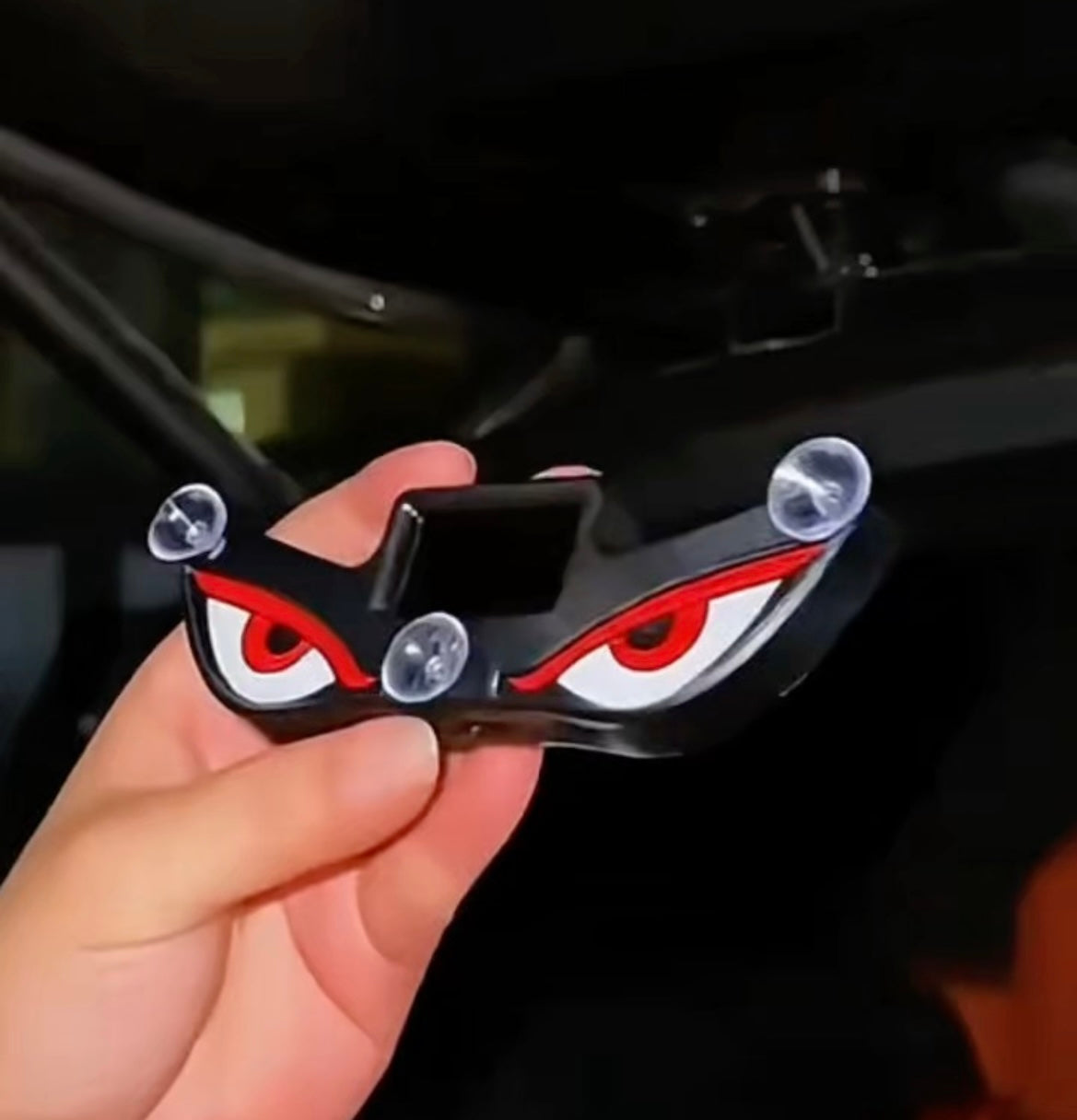 Solar Demon Eye LED Car Window Light
