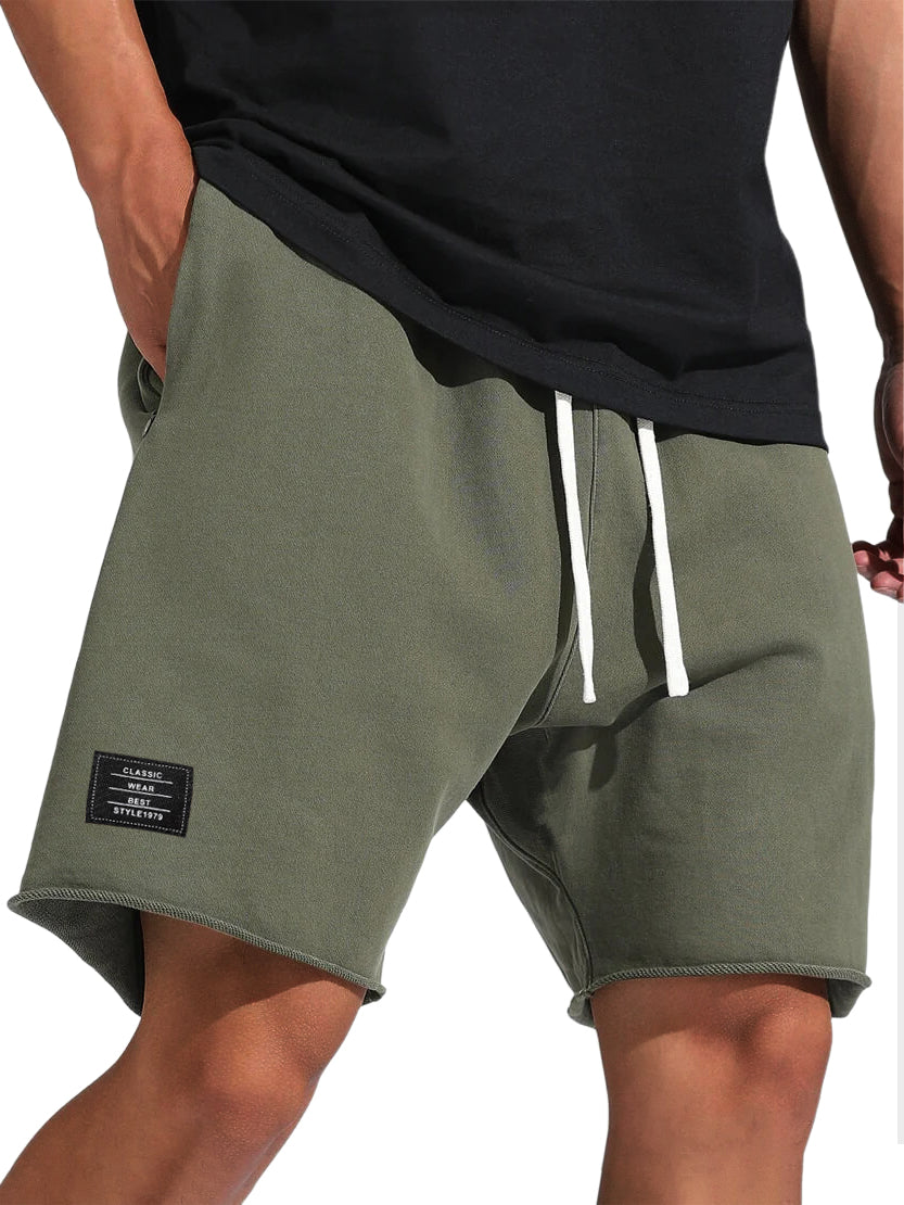 Men's Sports Casual Pocket Shorts Logo Shorts