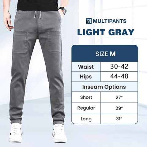 MultiPants - High Stretch Multi-pocket Durable Cargo Pants