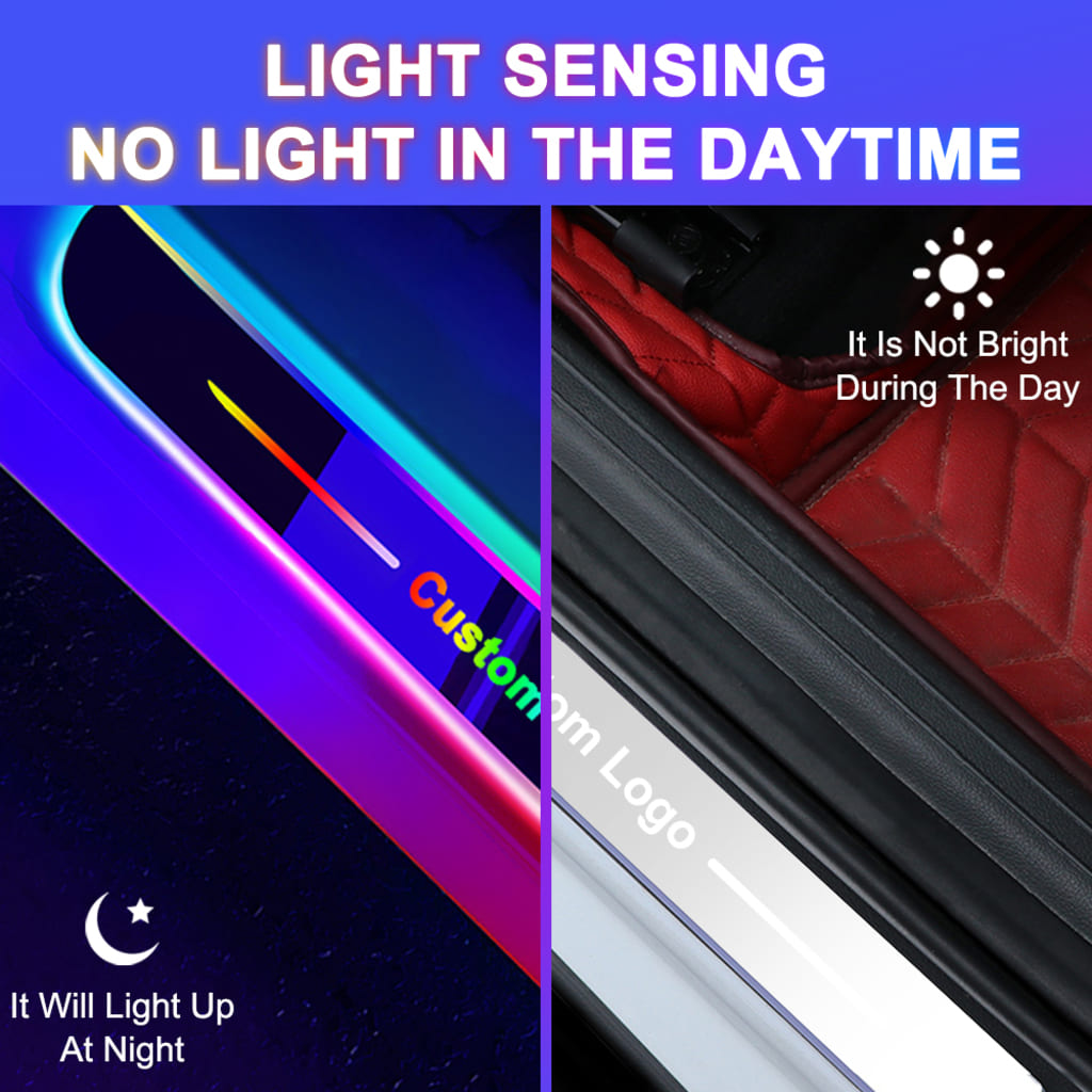 Custom Car Door Sill Lights
