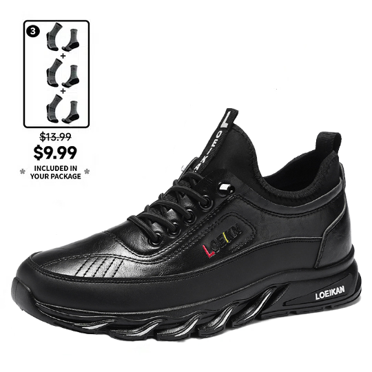 Men's Casual Fashion Orthopedic Hiking Shoes – Anti-Puncture, Anti-Collision, Non-Slip Arch Support  Leather Outdoor Sports Shoes for All-Terrain Performance