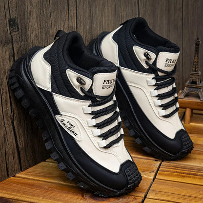 Men’s Work Hiking Boots – Waterproof, Non-Slip, Puncture and Smash Resistant, Wide Toe, Arch Support – Ideal for Daily Wear and Outdoor Adventures