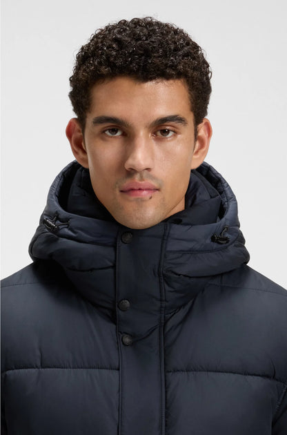 REGULAR-FIT PUFFER JACKET IN WATER-REPELLENT FABRIC