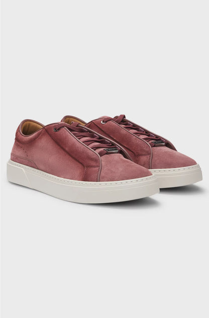GARY TRAINERS IN SUEDE WITH ELASTIC LACING SYSTEM
