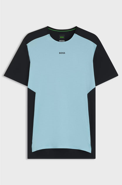 ACTIVE MESH-JERSEY T-SHIRT WITH DECORATIVE REFLECTIVE DETAILS