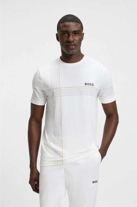 ACTIVE STRETCH-JERSEY SLIM-FIT T-SHIRT WITH MOISTURE MANAGEMENT