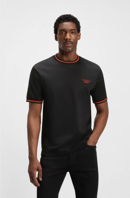 COTTON T-SHIRT WITH MOISTURE-CONTROL FINISH