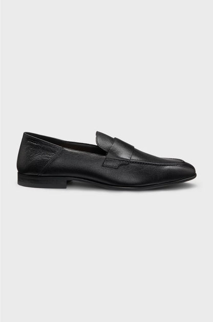 PENNY LOAFERS IN TUMBLED LEATHER