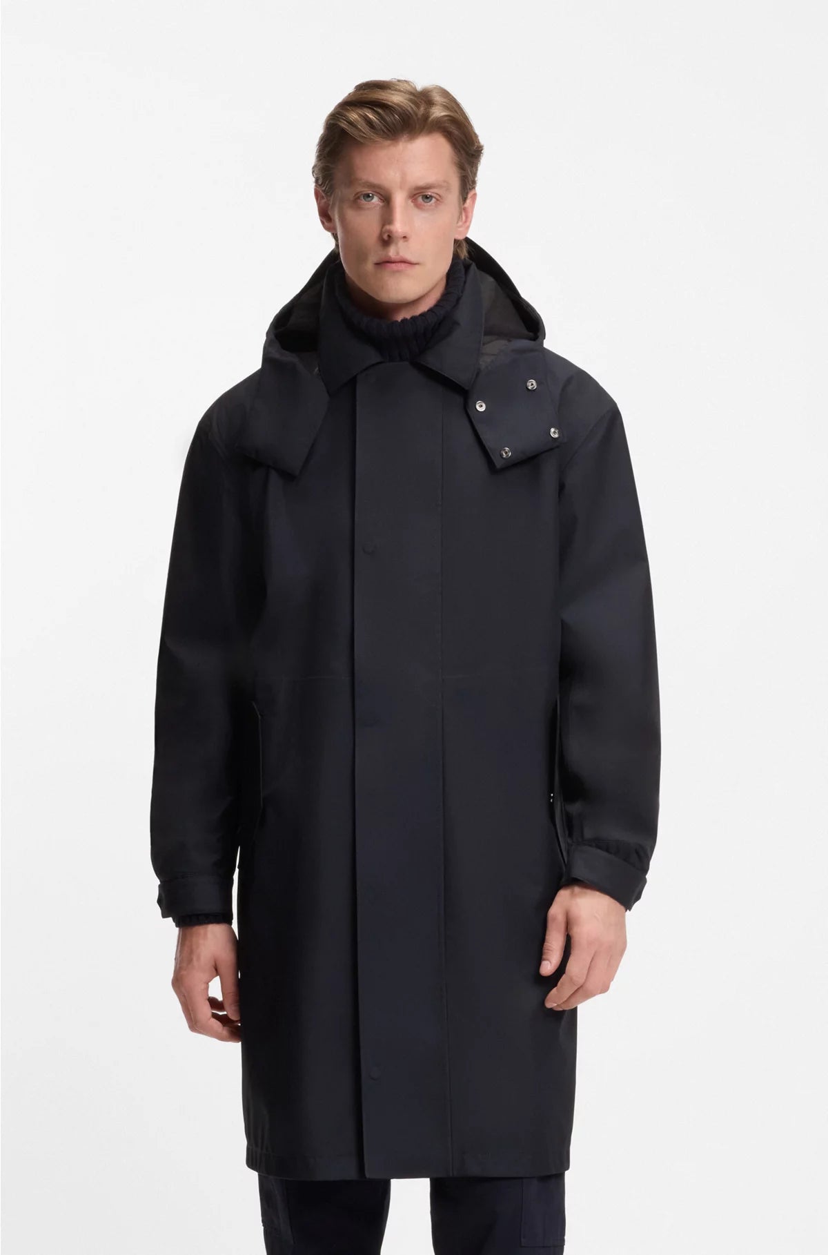 WATER-REPELLENT HOODED JACKET