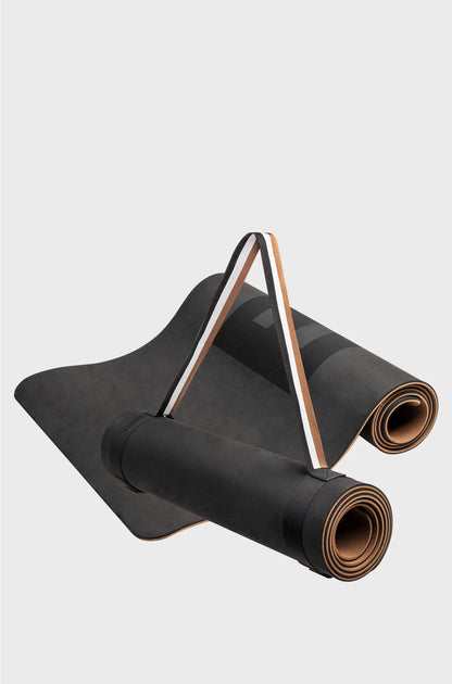 YOGA MAT WITH SIGNATURE-STRIPE STRAP