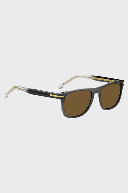 GREY-ACETATE SUNGLASSES WITH GRADIENT EFFECT