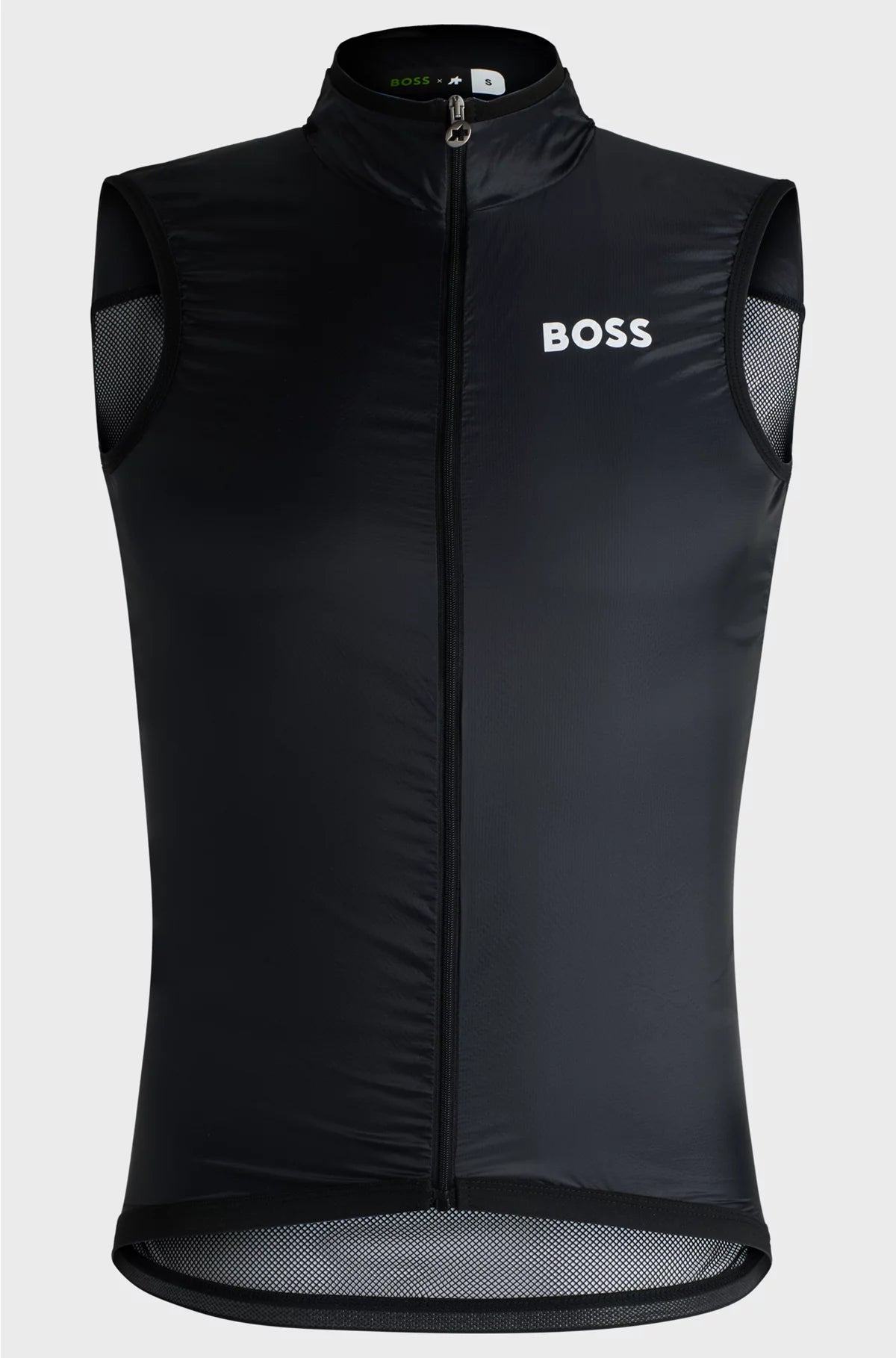 PACKABLE WIND VEST WITH BREATHABLE MESH BACK