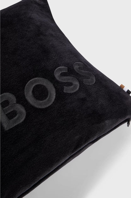 LOGO-EMBROIDERED CUSHION COVER IN A COTTON BLEND