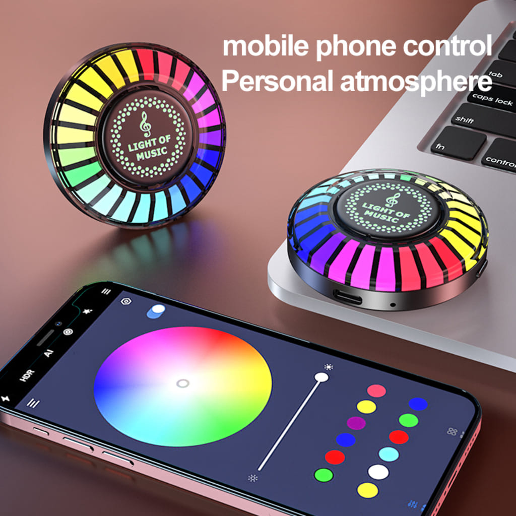Magnetic Sound Pickup Car Ambient Light