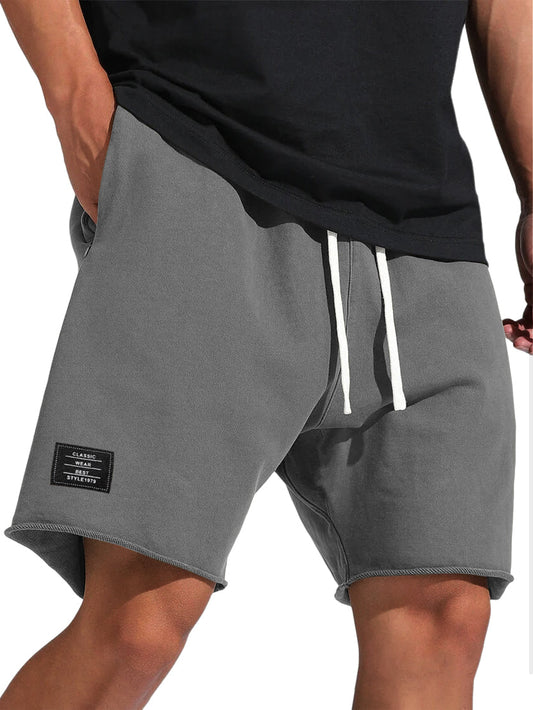 Men's Sports Casual Pocket Shorts Logo Shorts