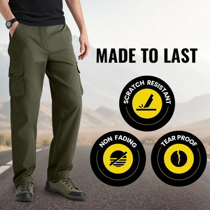 Men’s Outdoor Cargo Pants – Relaxed Fit & Functional Pockets