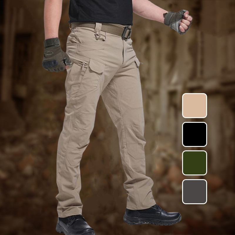 Multifunctional Stretch Tactical Pants – Zippered pockets, slim fit, and stretch fabric for total freedom of movement.